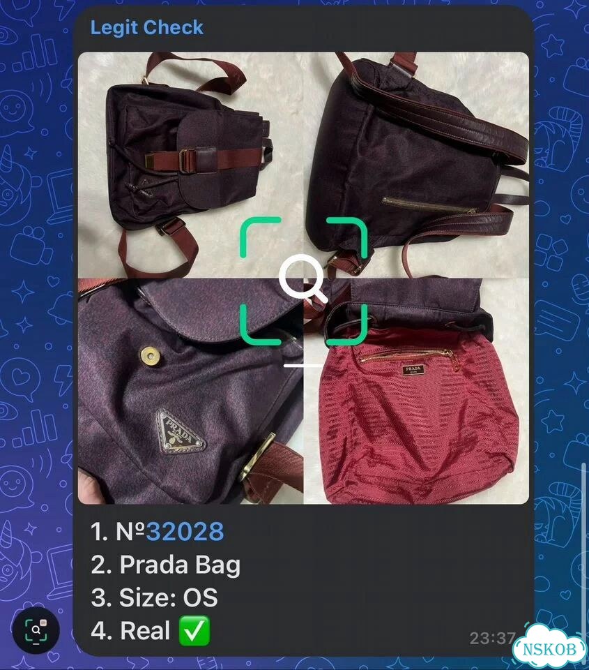 Prada nylon рюкзак оригинал фото 4