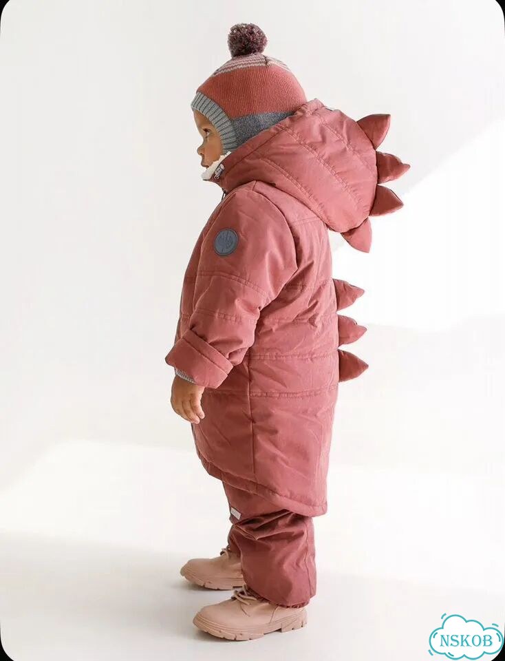 Зимняя парка minidino 116 для девочек фото 9