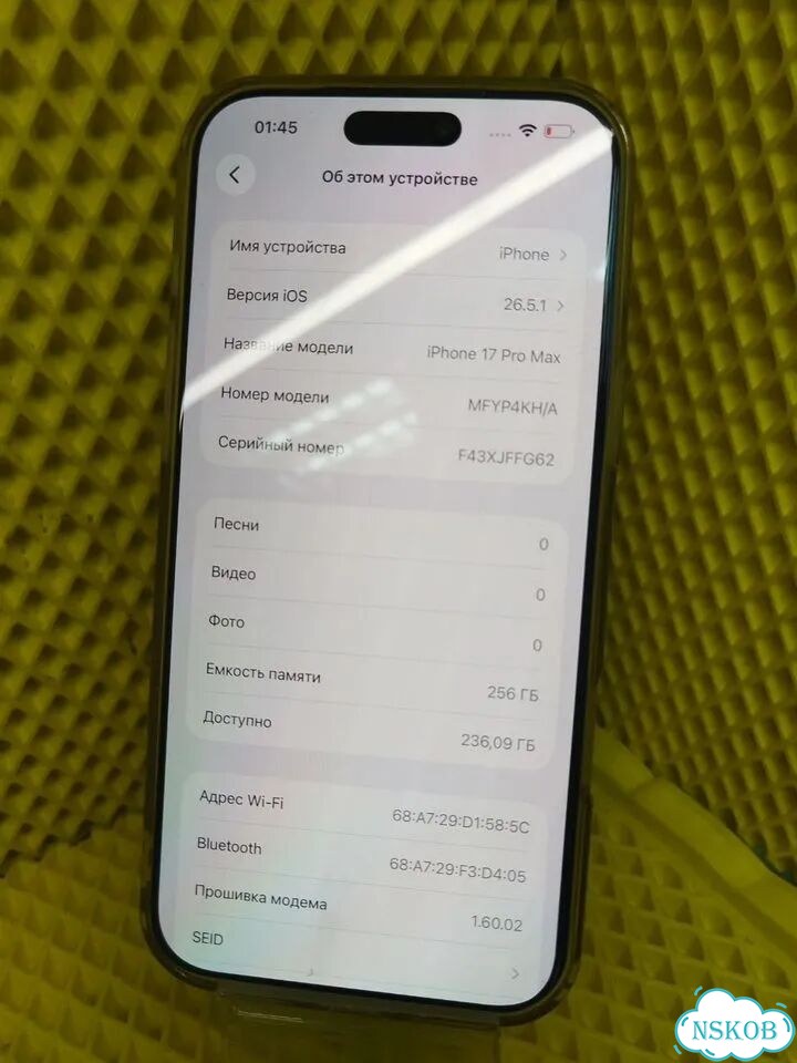 iPhone 17 Pro Max, 256 ГБ, SIM + eSIM фото 3