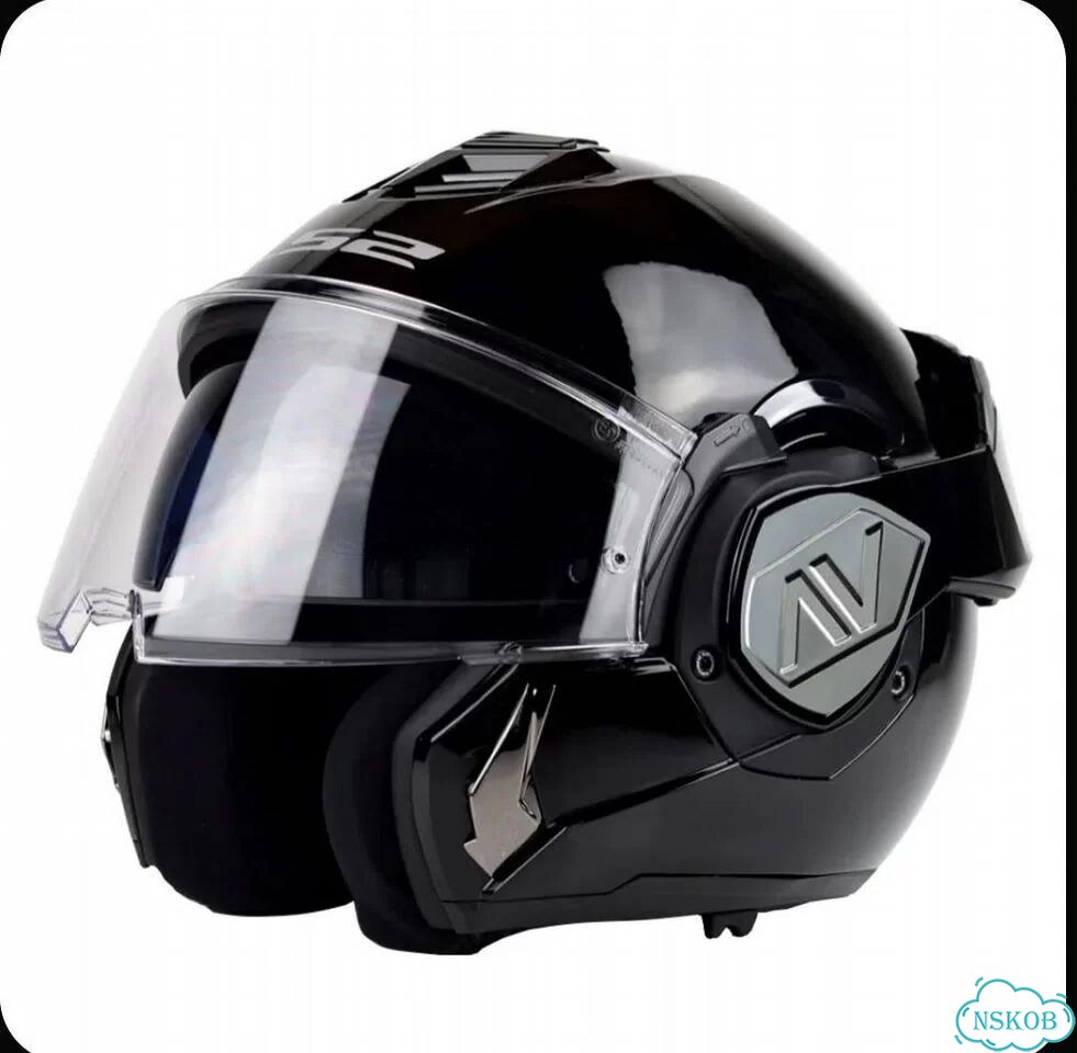 LS2 helmets FF906 Мотошлем матовый черный фото 2