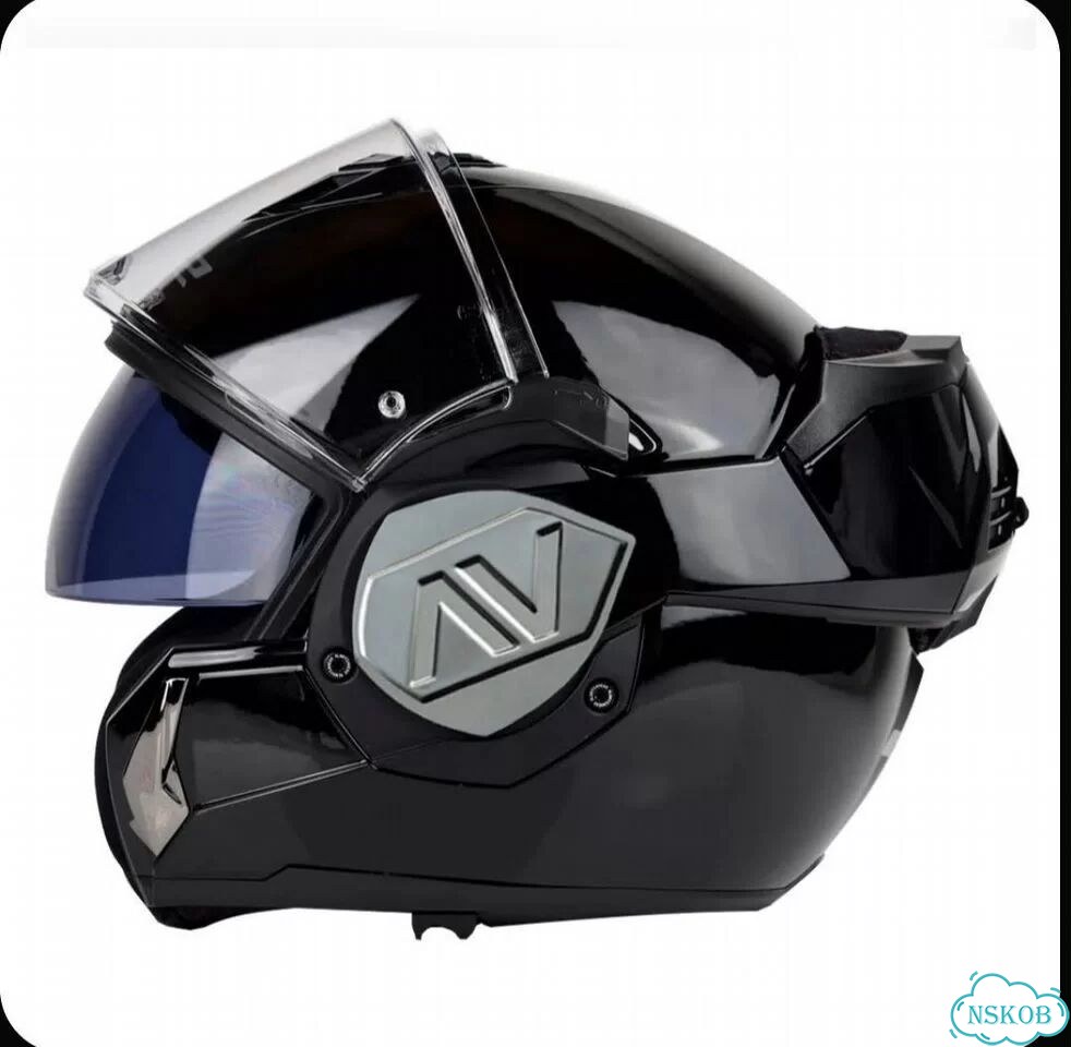 LS2 helmets FF906 Мотошлем матовый черный фото 3