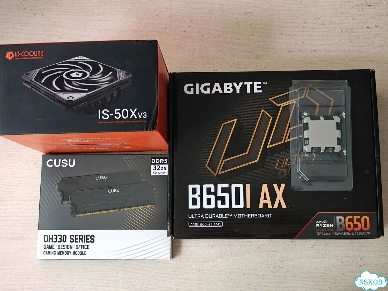 B650i + Ryzen 5 7600 + 32 GB ddr5 + охлаждение фото 1