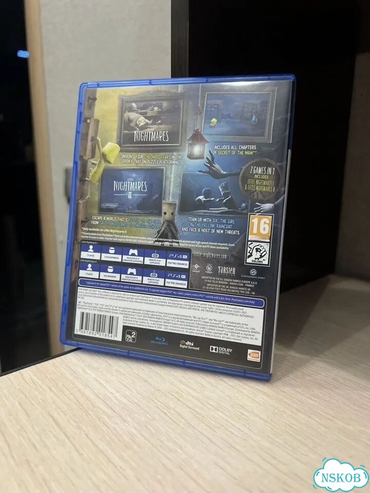 Игра Little Nightmares 1 и 2 часть на ps4/ps5 фото 2