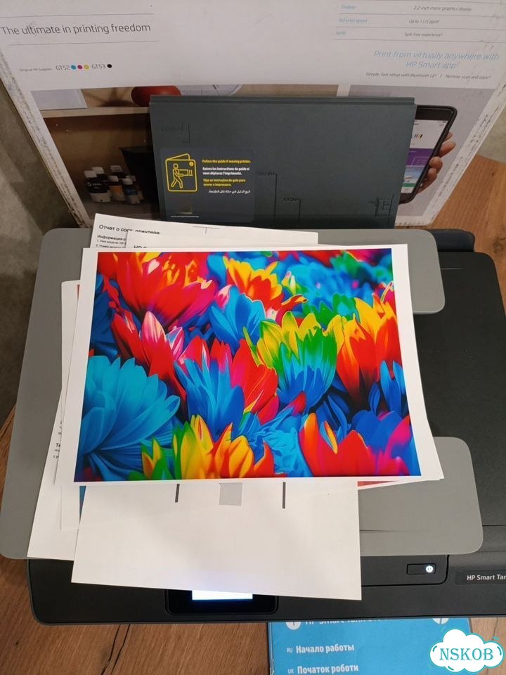 Мфу Принтер струйный цветной HP SMART Tank 615 фото 9