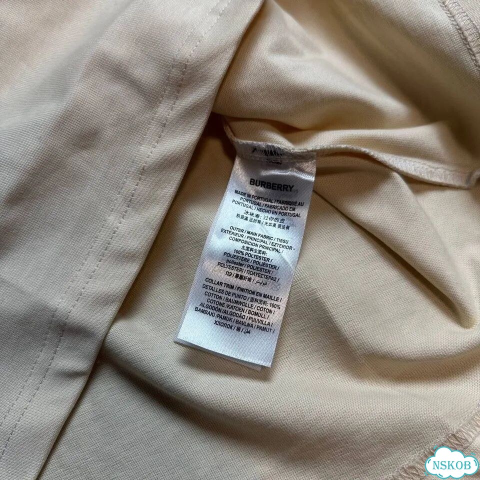 Футболка Burberry черная / белая фото 7