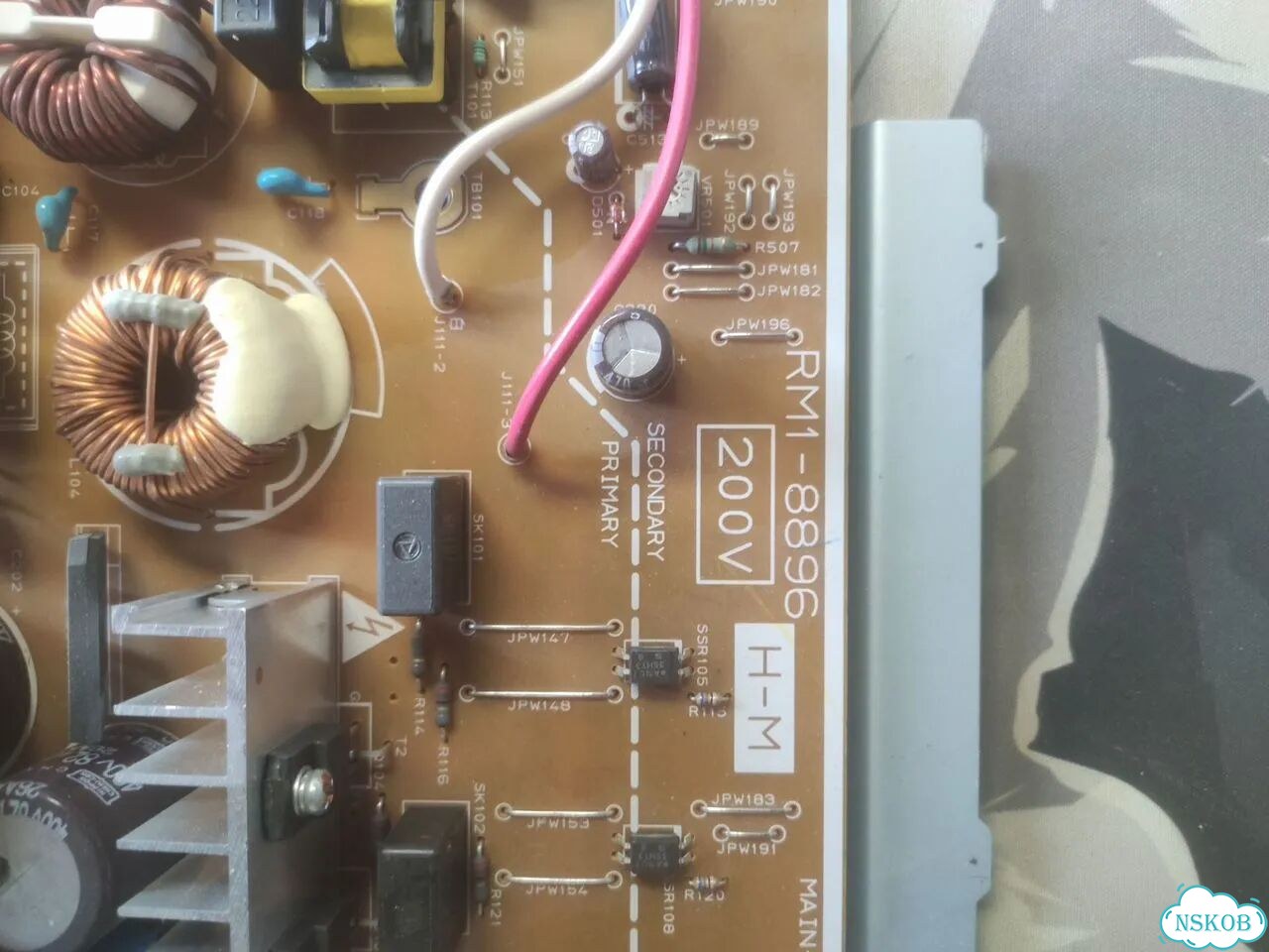 Плата питания rm1-8896 hp m775 фото 2