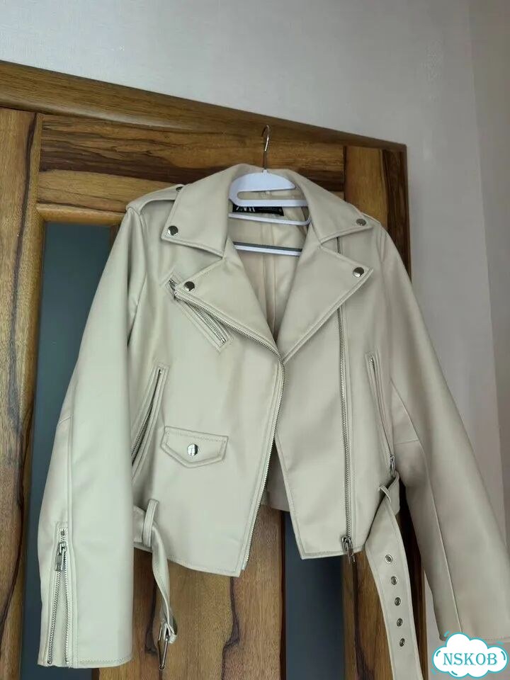 Куртка кожаная женская zara фото 5