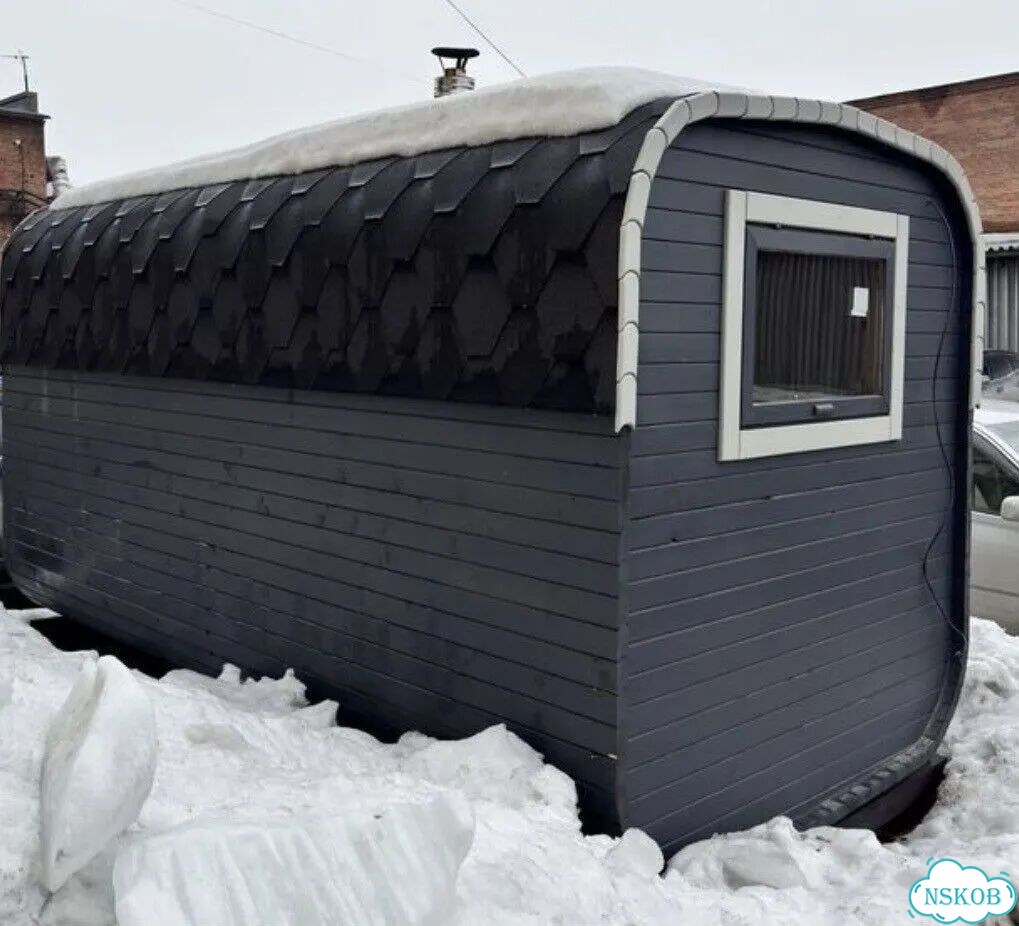 Баня бочка для круглогодичного использования фото 4