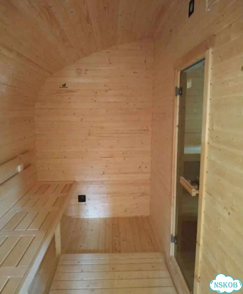 Баня бочка для круглогодичного использования фото 9