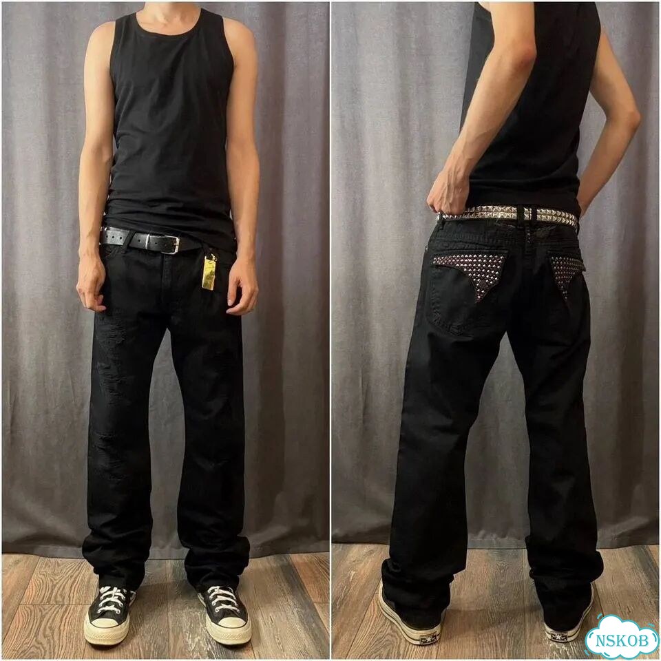 Джинсы Robins Jeans Черные фото 4