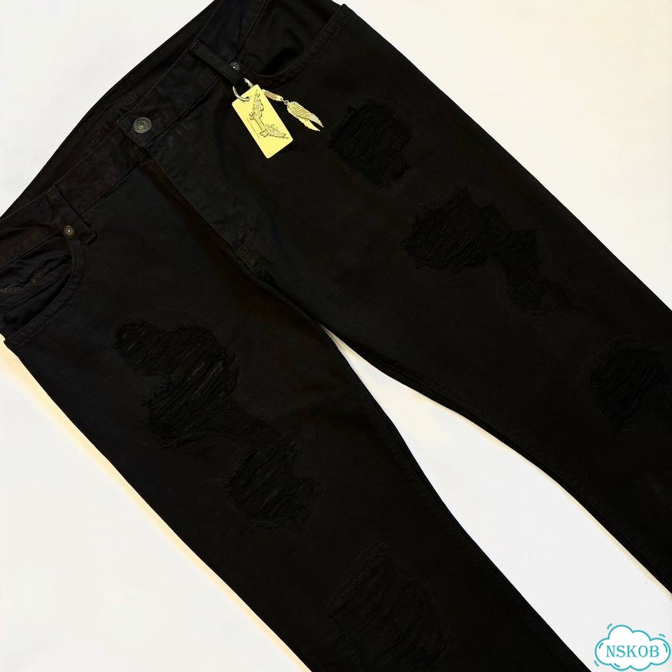 Джинсы Robins Jeans Черные фото 7