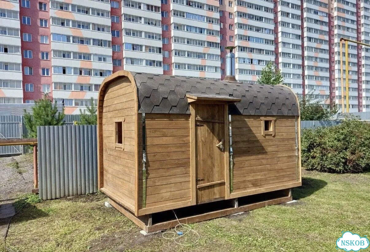 Баня бочка 6 метров фото 5