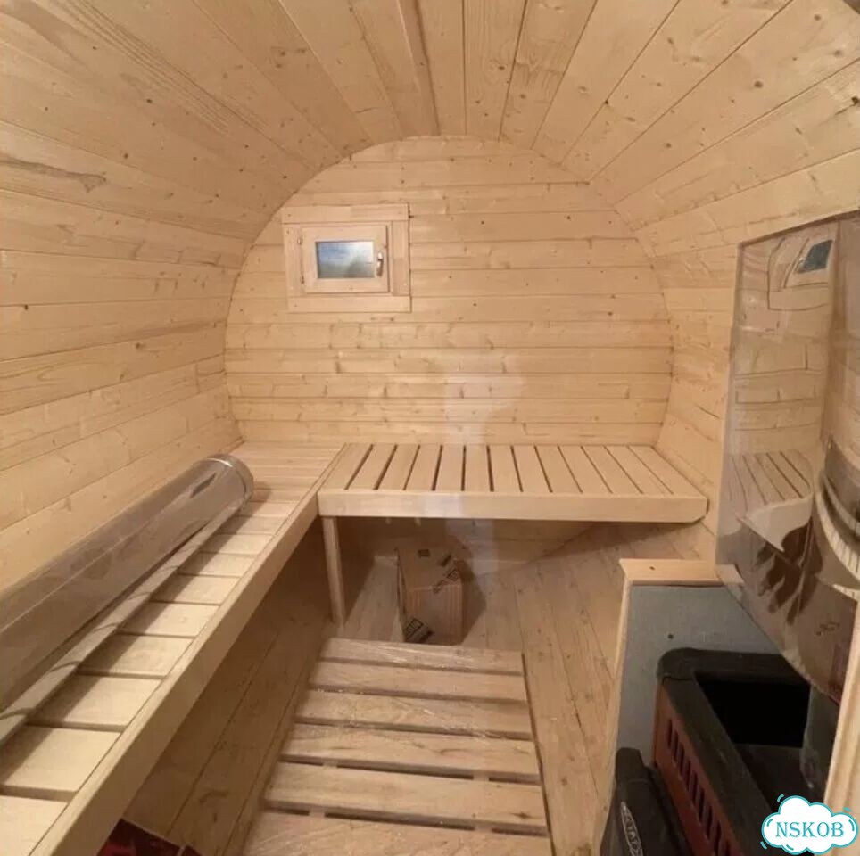 Бани бочки с верандой фото 1