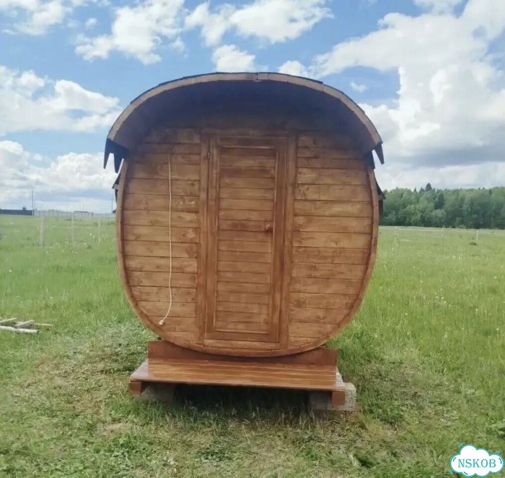 Бани бочки с верандой фото 7