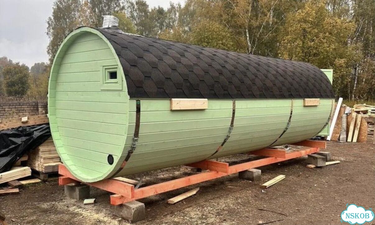 Бани бочки из кедра фото 10