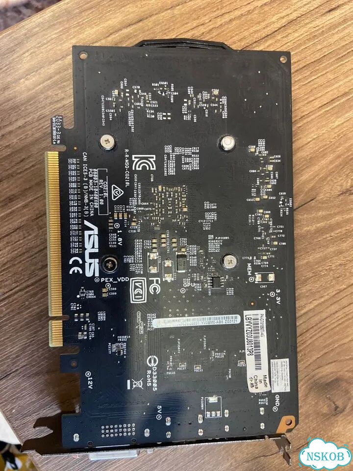 Видеокарта gtx 1050 ti 4gb asus фото 2