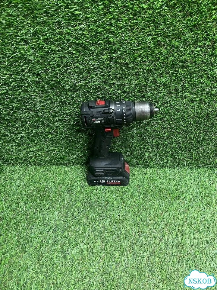 Аккумуляторная дрель Elitech CD 20ISL2(К) фото 1