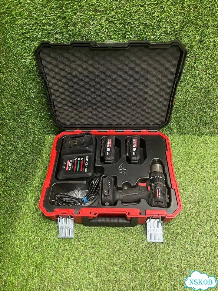 Аккумуляторная дрель Elitech CD 20ISL2(К) фото 3