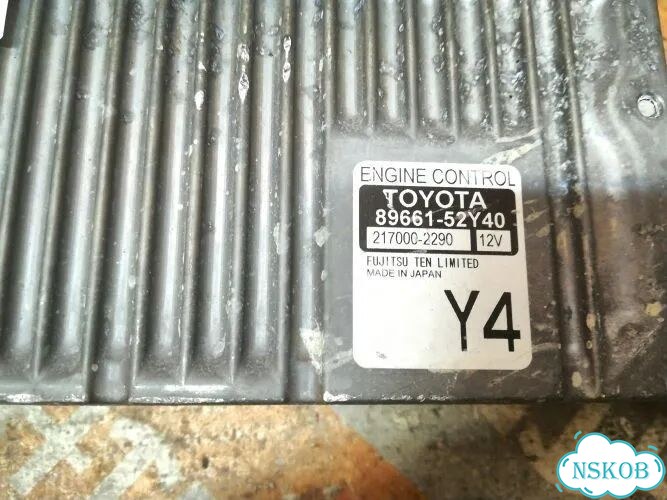 Блок управления двс Toyota probox nsp160 1nrfe фото 3
