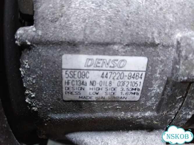 Компрессор кондиционера Toyota Probox NCP51 1nzfe фото 7