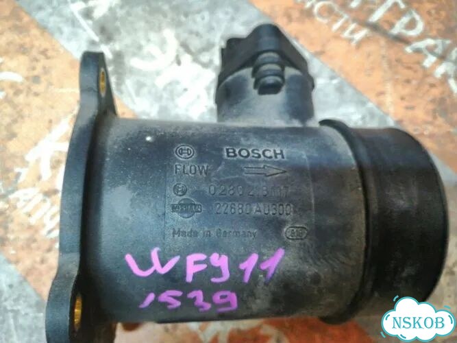 Датчик расхода воздуха Nissan Sunny FB15 QG15DE фото 5