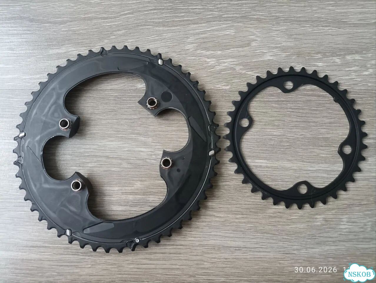 2 пер. звезды Shimano Ultegra R-8100, 12s, 52-36 фото 2