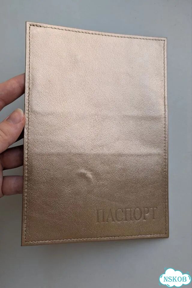 Обложка на паспорт новая натуральная кожа фото 1