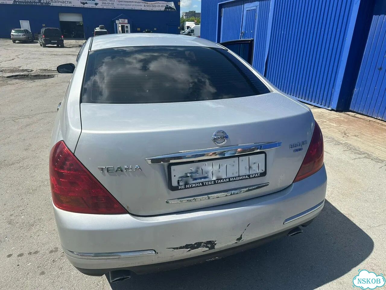 Крышка багажника Nissan Teana j31 левый руль фото 1