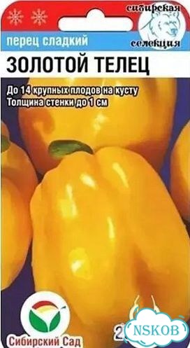 Перец желтый сладкий рассада фото 1
