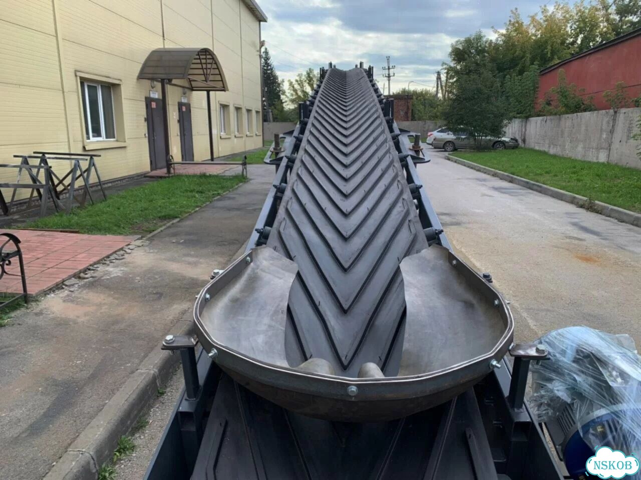 Конвейер L-образный мобильный. Насыпные грузы фото 4