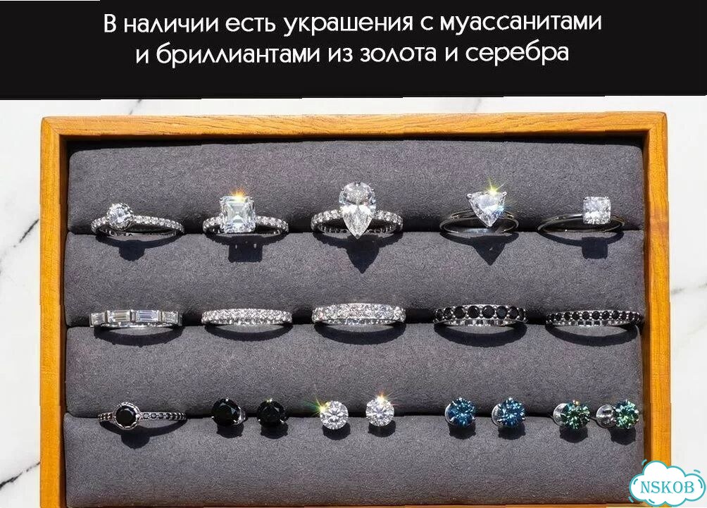 Муассанит в огранке Ашер 4x4 мм 0,35 карат фото 4