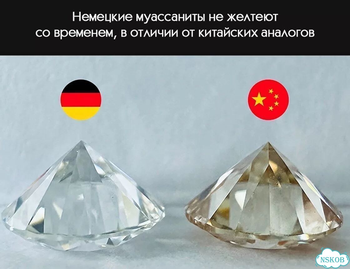 Муассанит в огранке Ашер 4x4 мм 0,35 карат фото 5