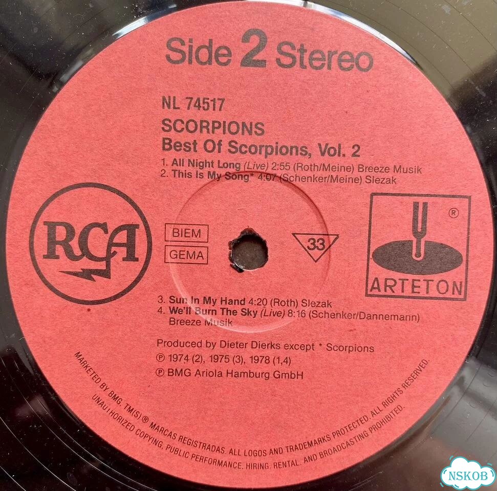 Scorpions - Best Of Scorpions Vol.2 фото 6