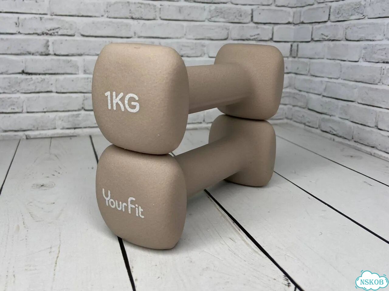Фитнес снаряды YourFit, 2 шт. по 1 кг фото 2