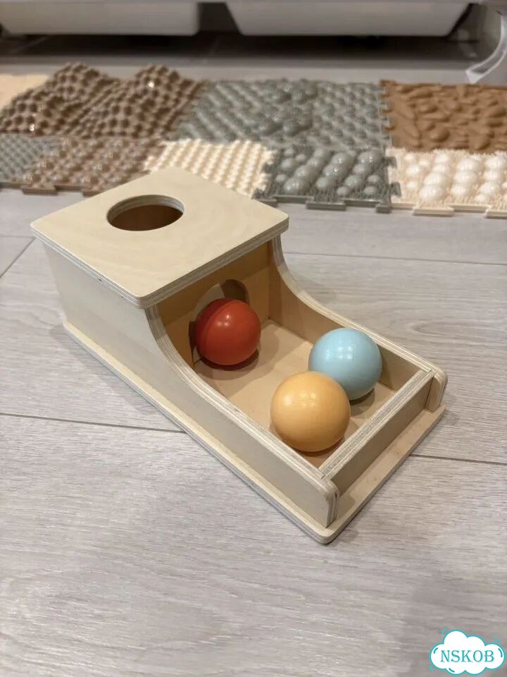 Развивающие игрушки монтессори (барабан и горка) фото 3