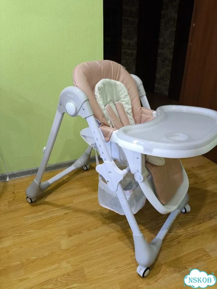 Детский стульчик для кормления cream фото 2