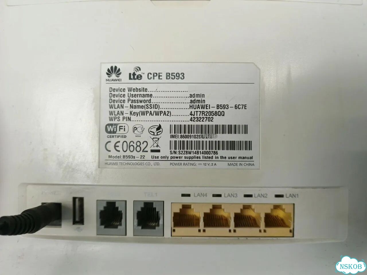 Wifi Lte Роутер Huawei B593S-22 фото 2