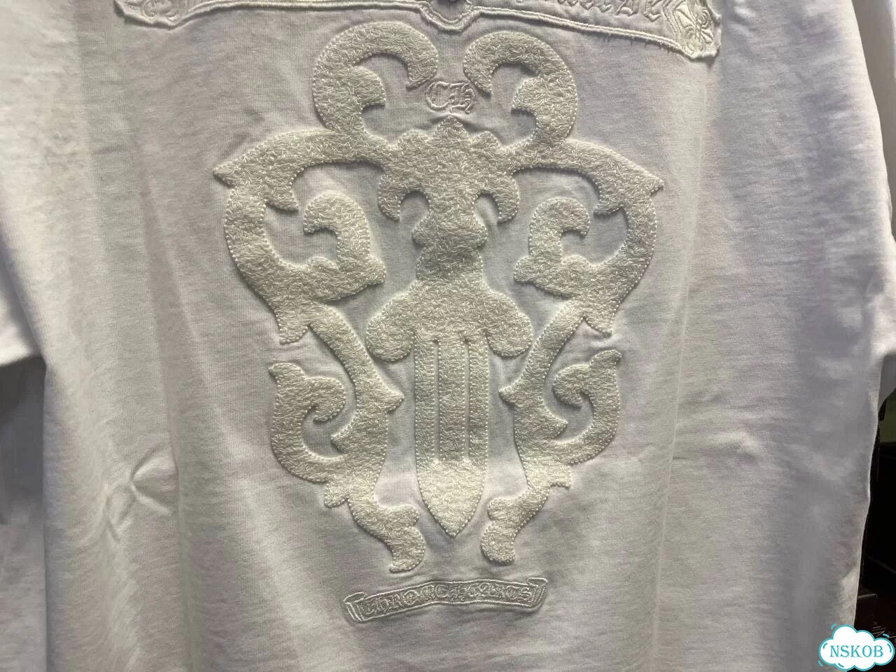 Футболка Chrome Hearts white мужская фото 3