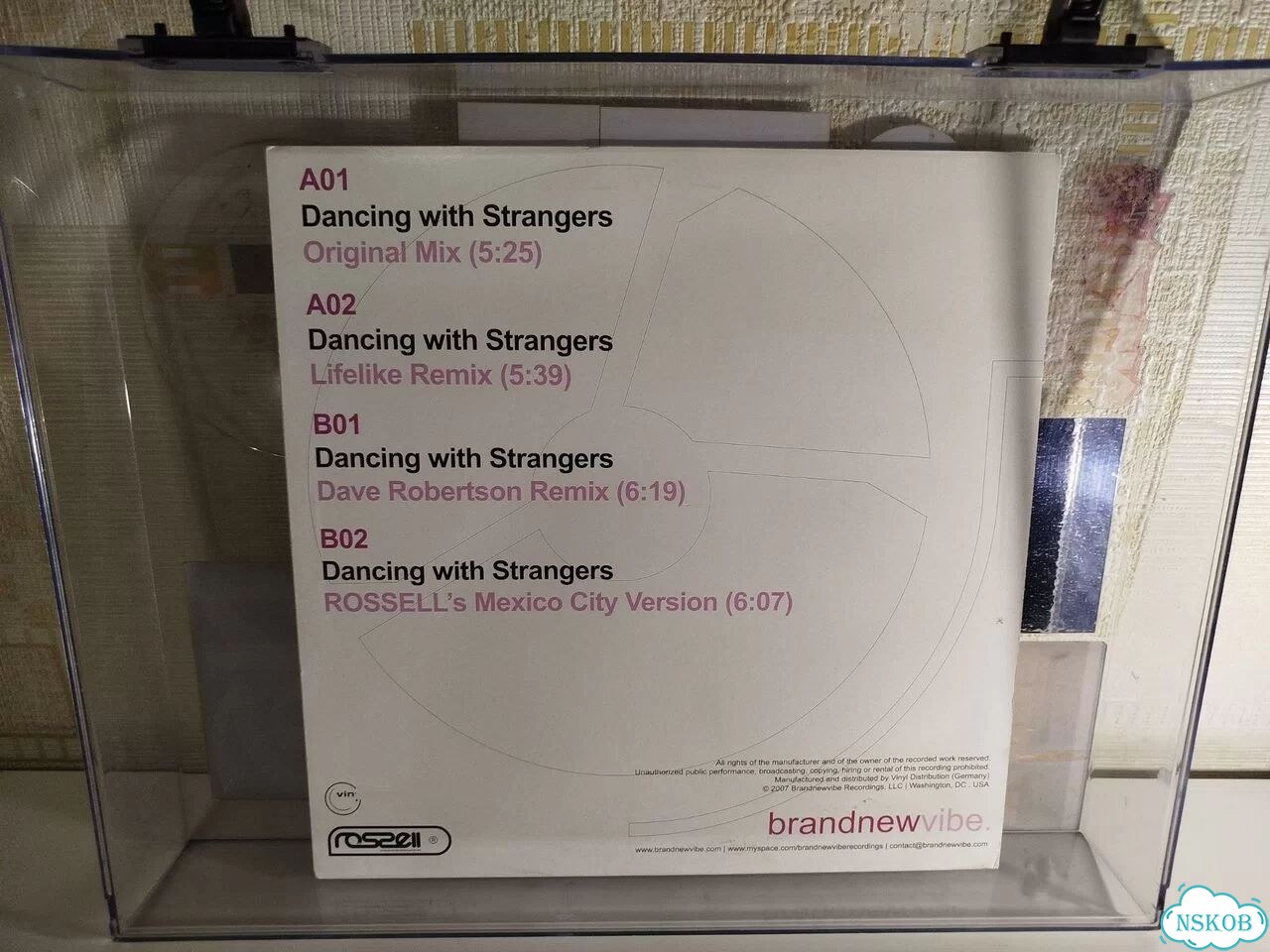 Виниловая пластинка Rossell – Dancing With Strange фото 2