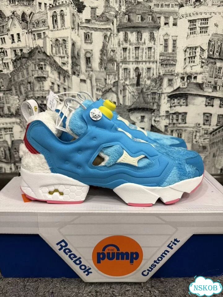 Reebok InstaPump Fury x Doraemon x atmos фото 3