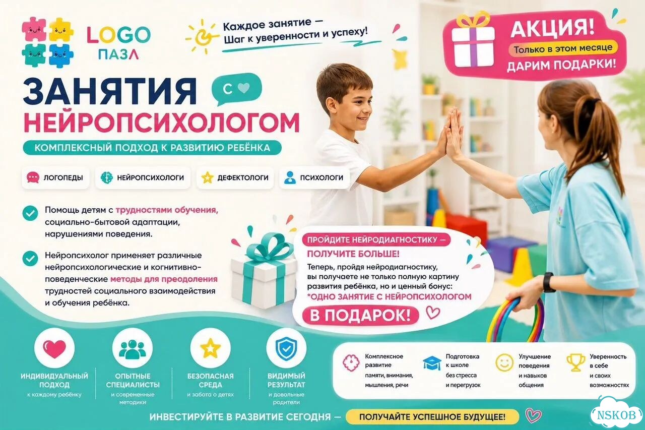 Занятие с нейропсихологом фото 1