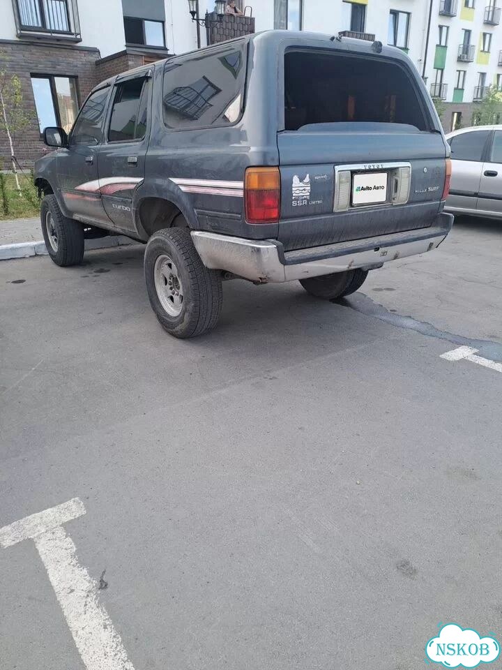 Toyota Hilux Surf 2.4 AT, 1990, битый, 316 736 км фото 4