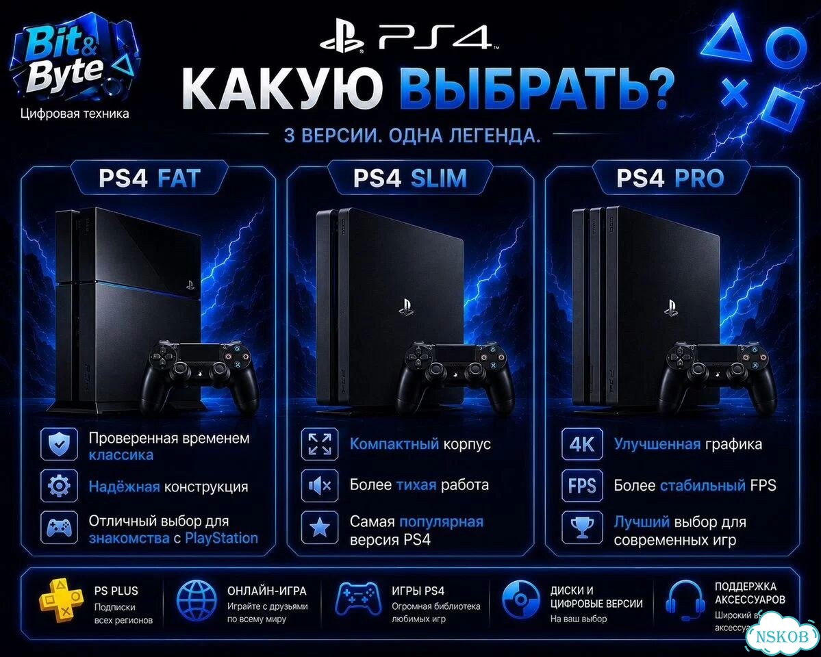 PS4, PS4 Slim, PS4 Pro - Гарантия + Игры фото 2