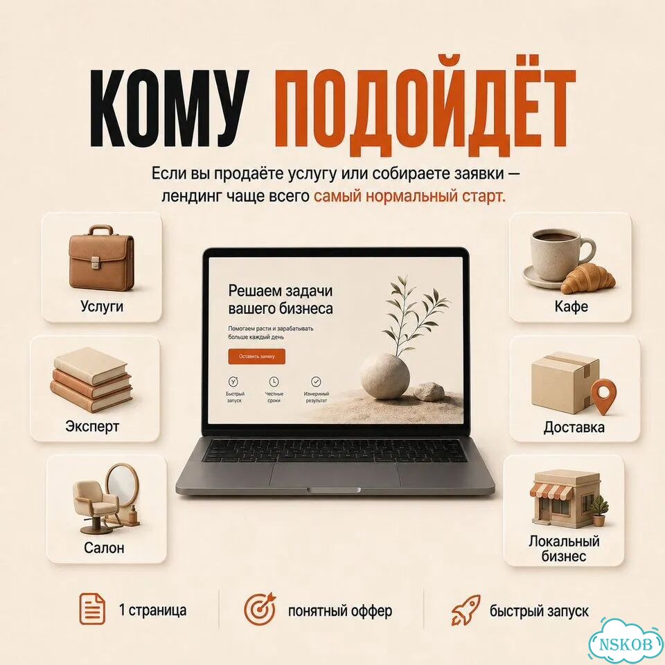 Создание лендинга под ключ для заявок фото 4