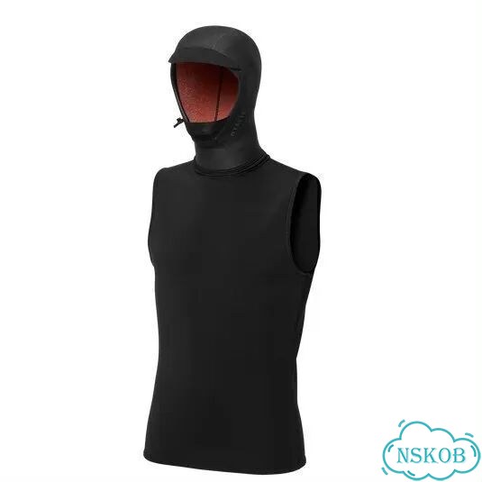 Неопреновая топ Mystic Neoprene Top with Hood 3/2mm Black XL фото 1