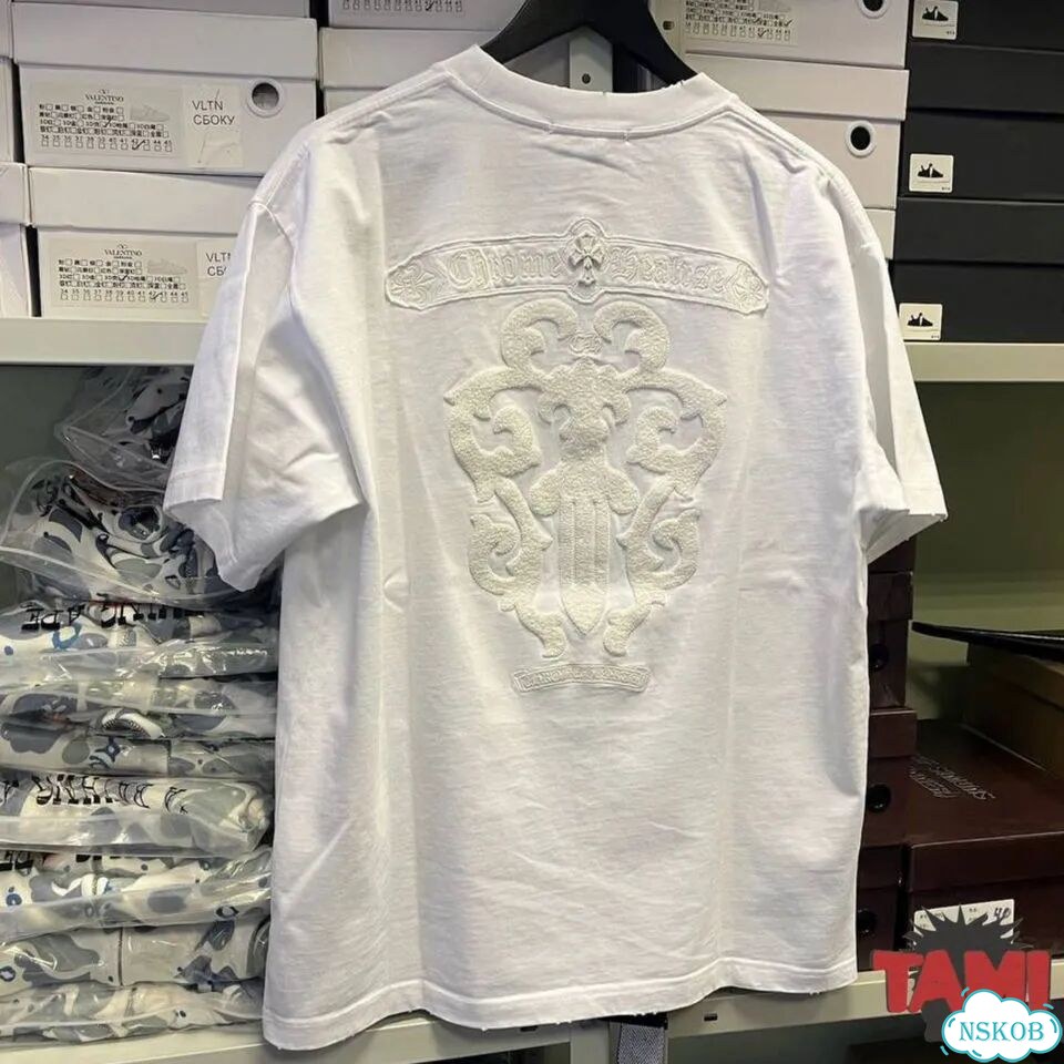 Chrome hearts футболка белая фото 1