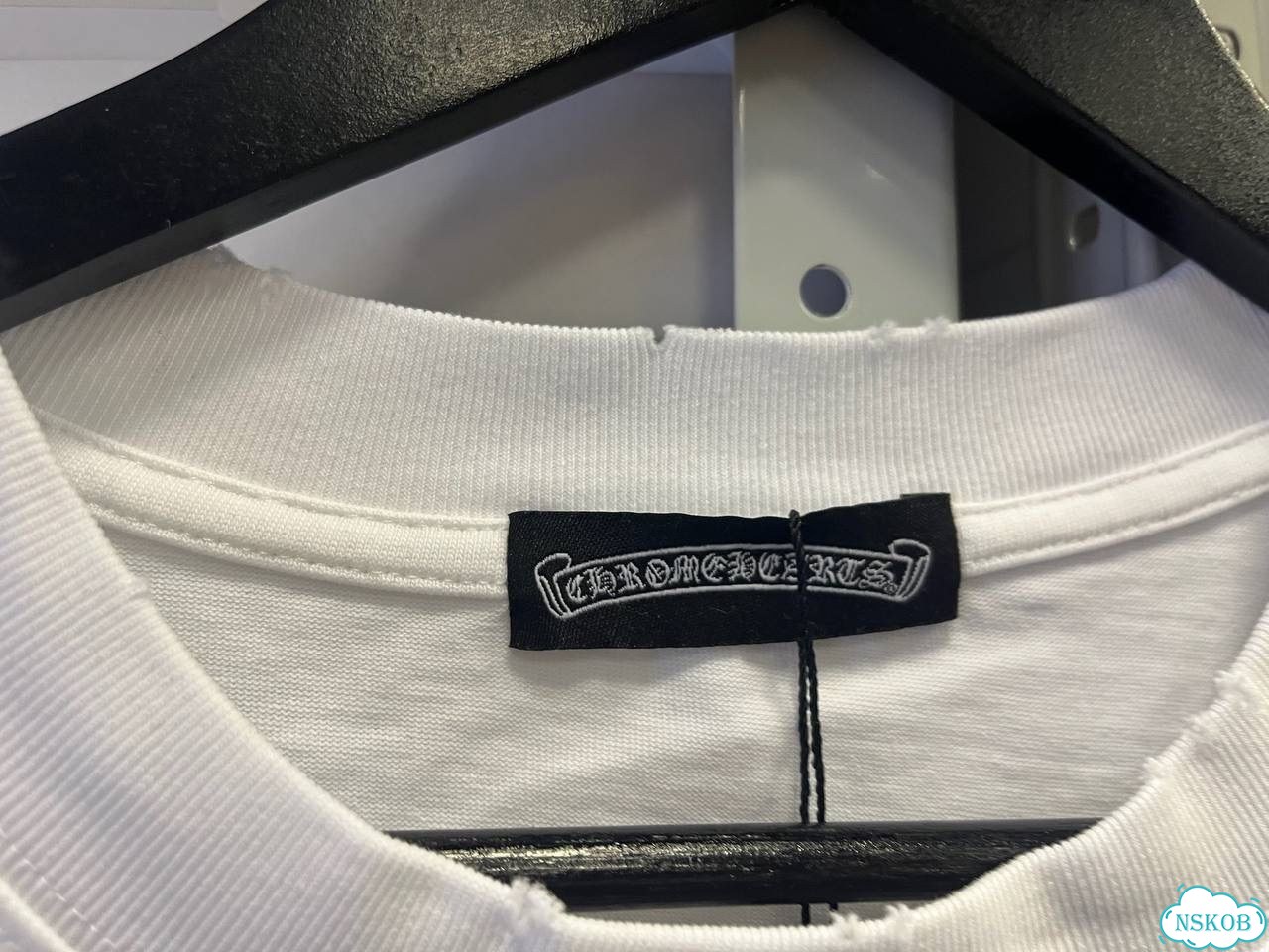 Chrome hearts футболка белая фото 6