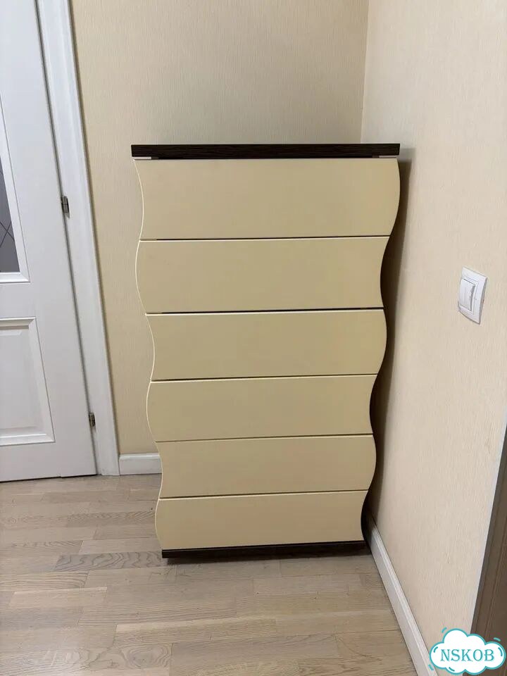 Комод бежевый 6 ящиков фото 1