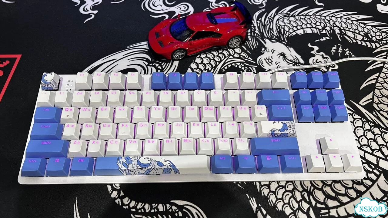 Игровая клавиатура Red Square Keyrox TKL Aquarius фото 1