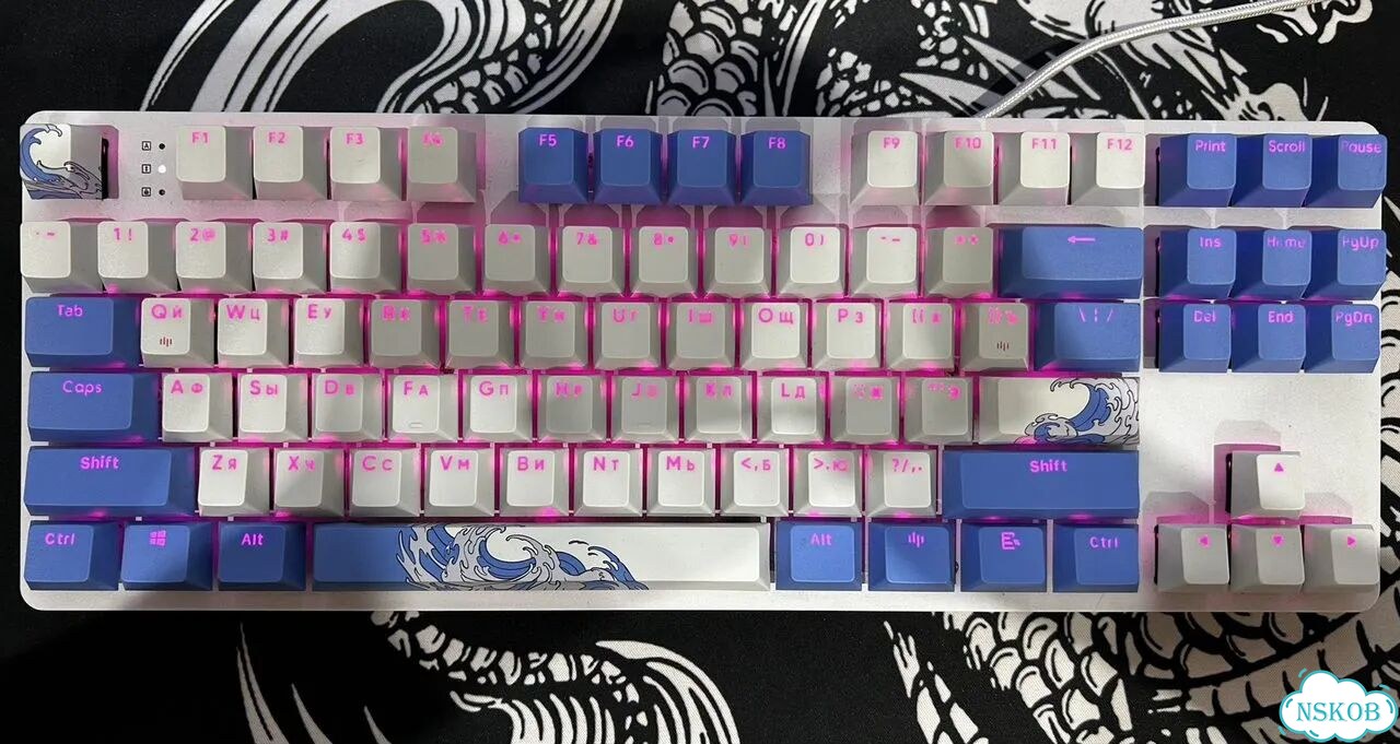 Игровая клавиатура Red Square Keyrox TKL Aquarius фото 2